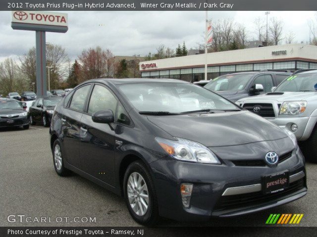 2012 Toyota Prius Plug-in Hybrid Advanced in Winter Gray Metallic