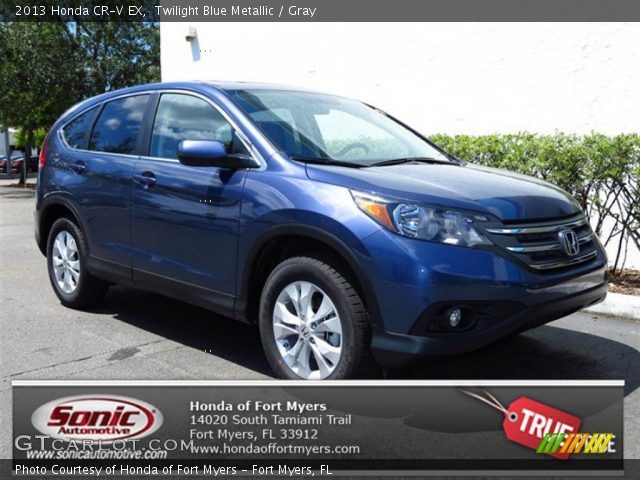 2013 Honda CR-V EX in Twilight Blue Metallic