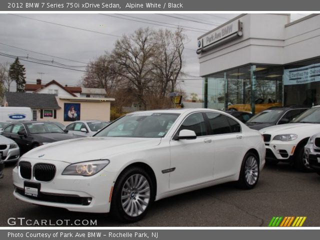 2012 BMW 7 Series 750i xDrive Sedan in Alpine White