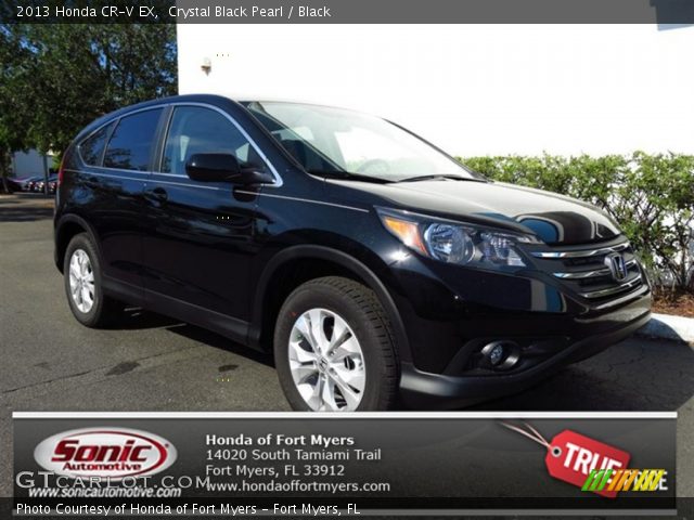 2013 Honda CR-V EX in Crystal Black Pearl