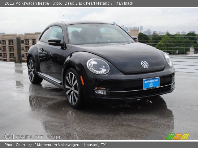 2013 Volkswagen Beetle Turbo in Deep Black Pearl Metallic