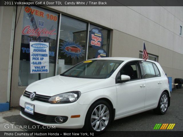 2011 Volkswagen Golf 4 Door TDI in Candy White