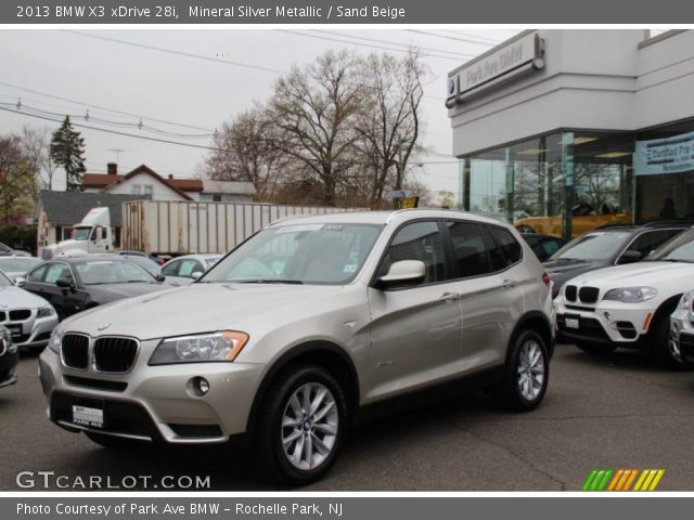 2013 BMW X3 xDrive 28i in Mineral Silver Metallic