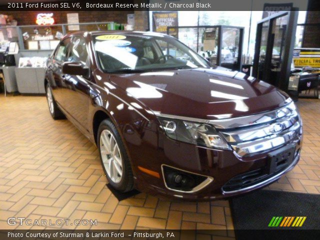 2011 Ford Fusion SEL V6 in Bordeaux Reserve Metallic