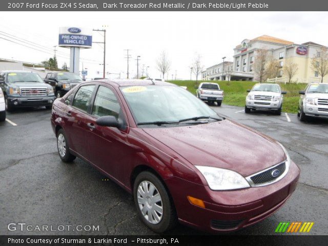 2007 Ford Focus ZX4 S Sedan in Dark Toreador Red Metallic