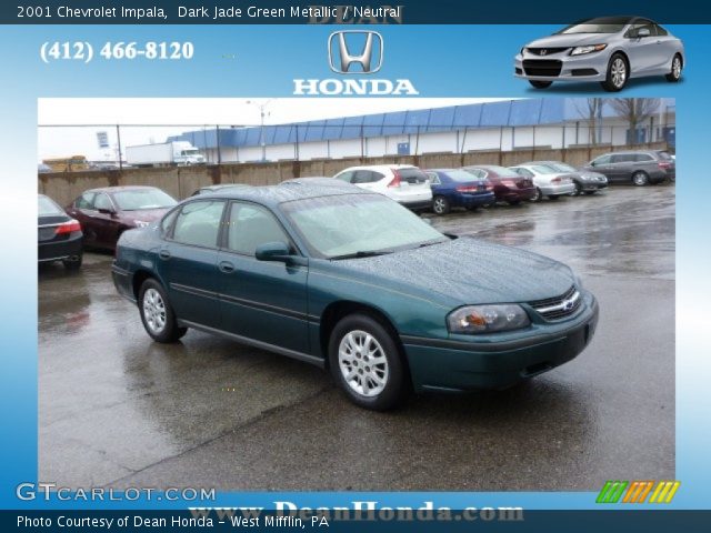 2001 Chevrolet Impala  in Dark Jade Green Metallic