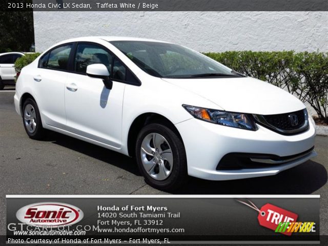 2013 Honda Civic LX Sedan in Taffeta White