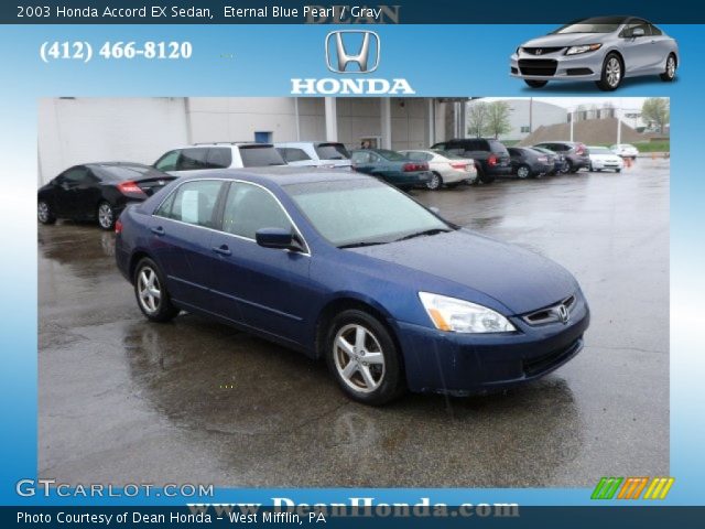 2003 Honda Accord EX Sedan in Eternal Blue Pearl