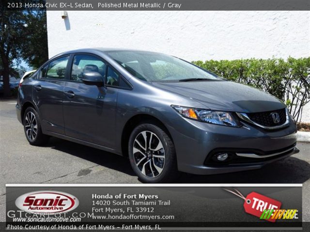 2013 Honda Civic EX-L Sedan in Polished Metal Metallic