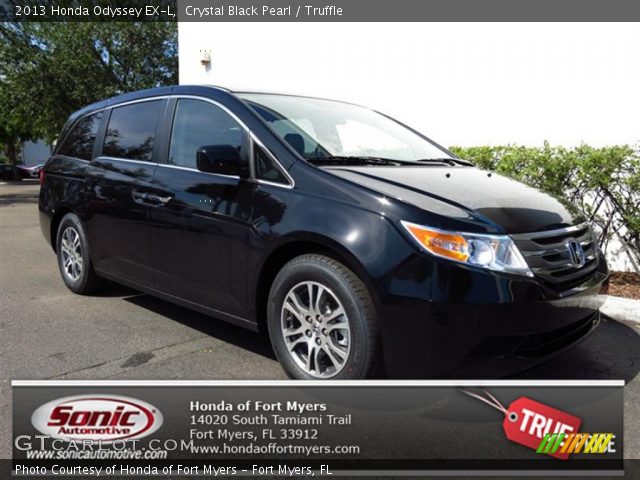 2013 Honda Odyssey EX-L in Crystal Black Pearl