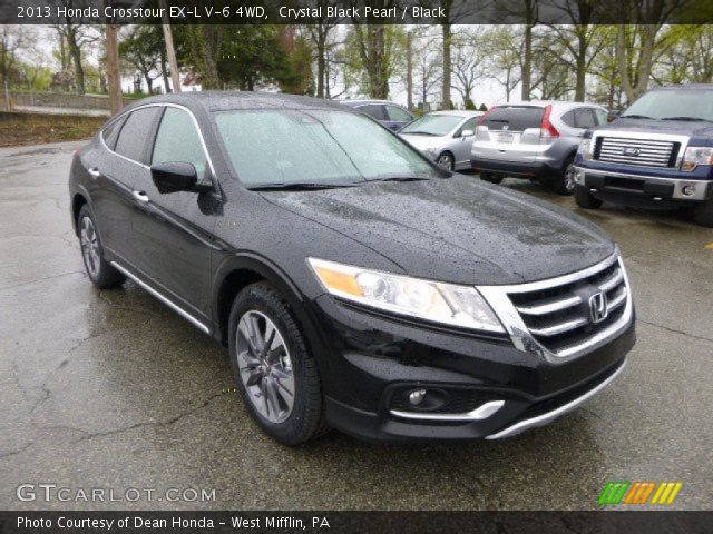 2013 Honda Crosstour EX-L V-6 4WD in Crystal Black Pearl