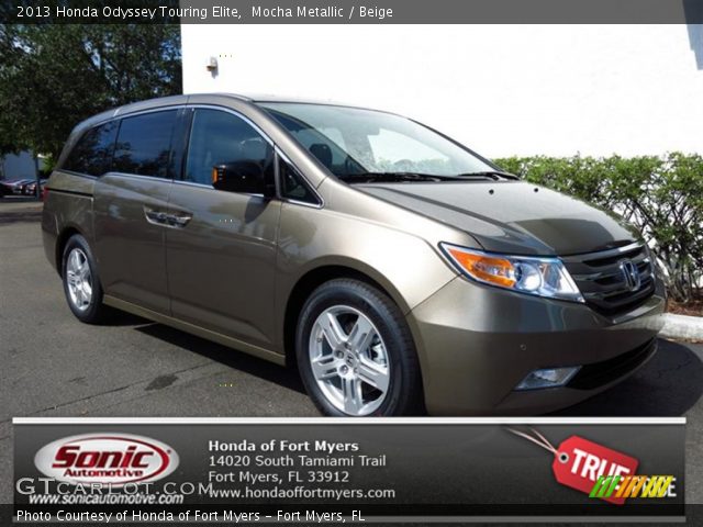 2013 Honda Odyssey Touring Elite in Mocha Metallic