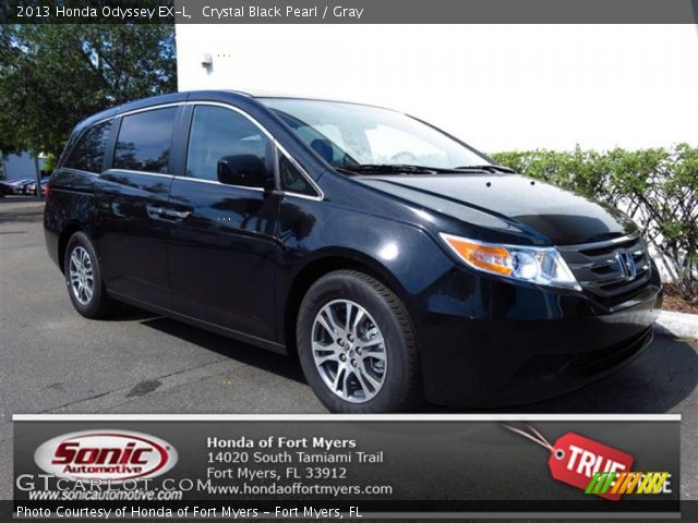 2013 Honda Odyssey EX-L in Crystal Black Pearl