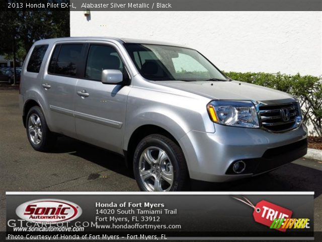 2013 Honda Pilot EX-L in Alabaster Silver Metallic