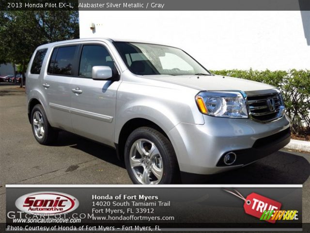 2013 Honda Pilot EX-L in Alabaster Silver Metallic