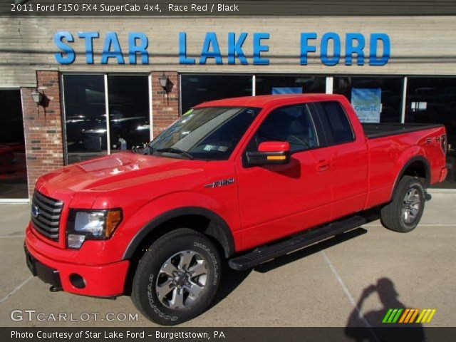 2011 Ford F150 FX4 SuperCab 4x4 in Race Red