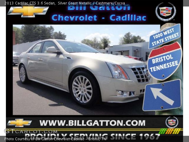 2013 Cadillac CTS 3.6 Sedan in Silver Coast Metallic