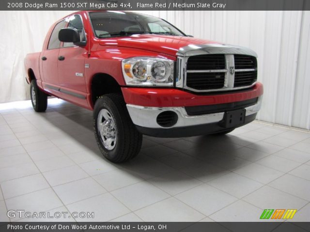 2008 Dodge Ram 1500 SXT Mega Cab 4x4 in Flame Red