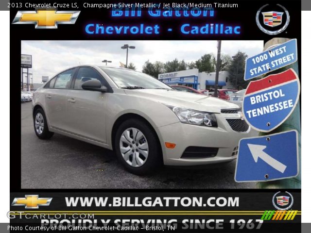 2013 Chevrolet Cruze LS in Champagne Silver Metallic