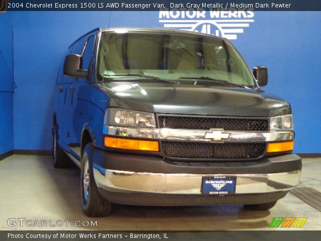 2004 Chevrolet Express 1500 LS AWD Passenger Van in Dark Gray Metallic