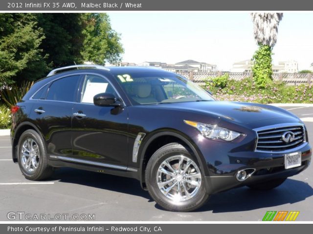 2012 Infiniti FX 35 AWD in Malbec Black