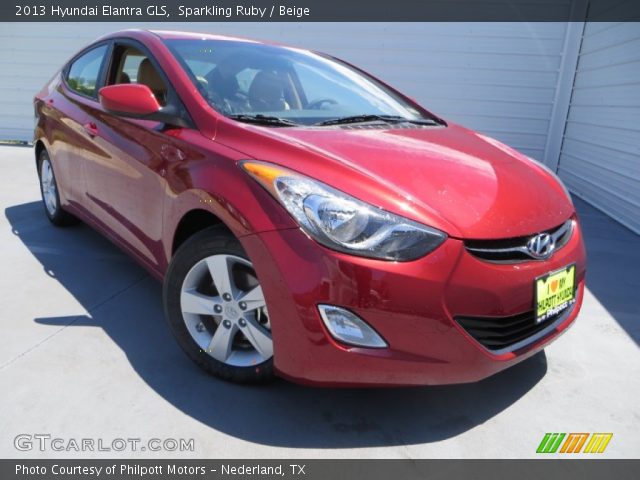 2013 Hyundai Elantra GLS in Sparkling Ruby