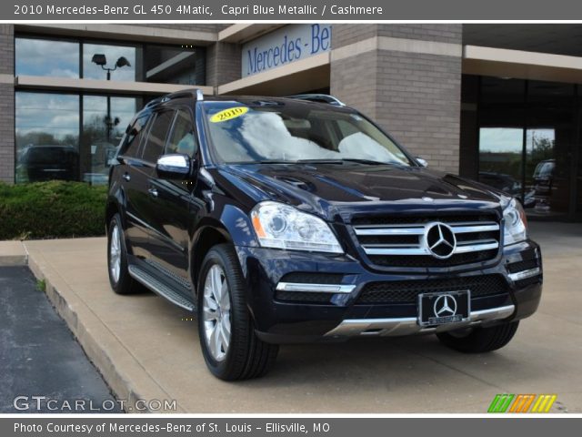 2010 Mercedes-Benz GL 450 4Matic in Capri Blue Metallic