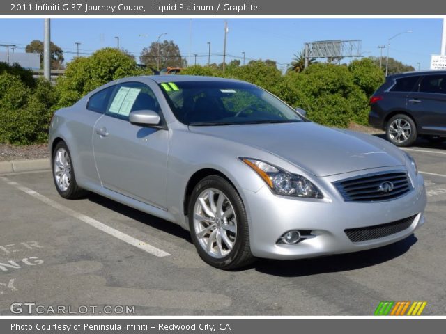 2011 Infiniti G 37 Journey Coupe in Liquid Platinum