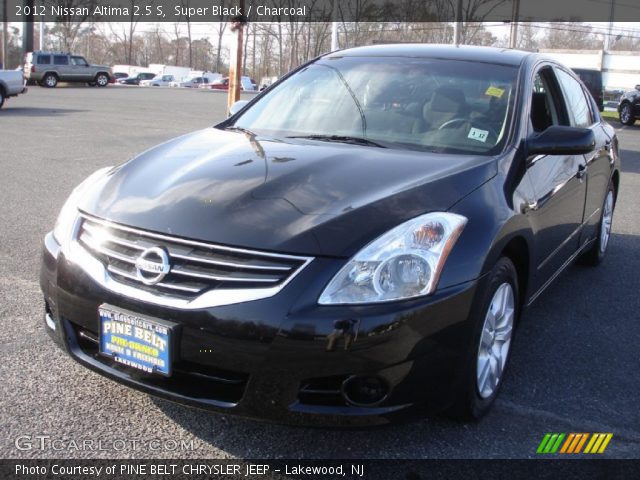 2012 Nissan Altima 2.5 S in Super Black
