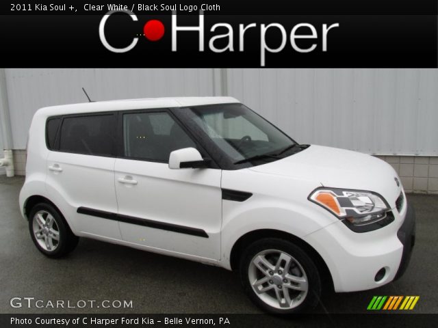 2011 Kia Soul + in Clear White