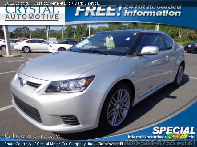 2012 Scion tC  in Classic Silver Metallic