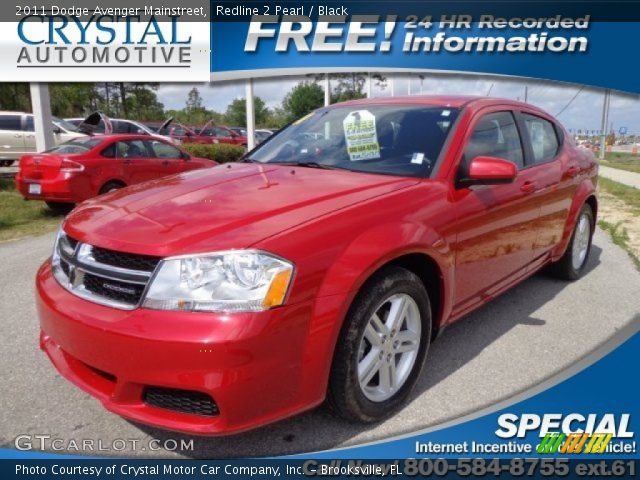 2011 Dodge Avenger Mainstreet in Redline 2 Pearl