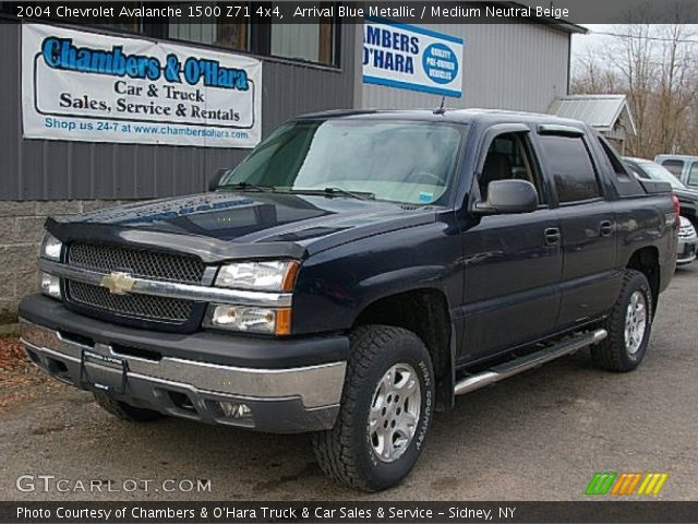 2004 Chevrolet Avalanche 1500 Z71 4x4 in Arrival Blue Metallic