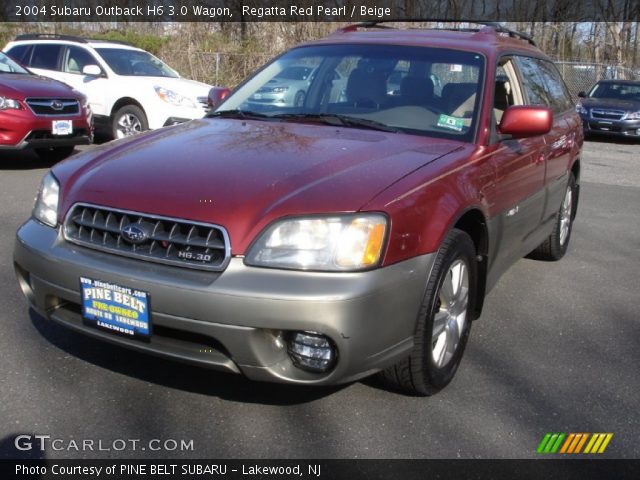 2004 Subaru Outback H6 3.0 Wagon in Regatta Red Pearl
