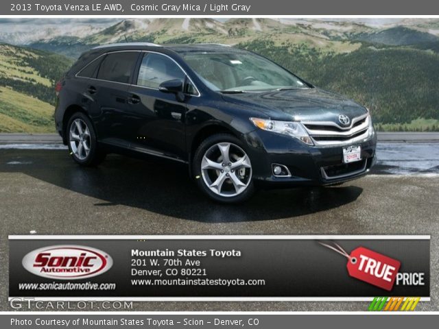 2013 Toyota Venza LE AWD in Cosmic Gray Mica