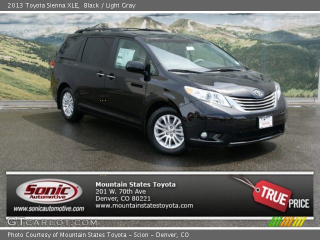 2013 Toyota Sienna XLE in Black