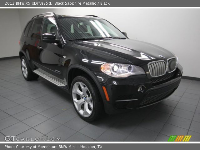 2012 BMW X5 xDrive35d in Black Sapphire Metallic
