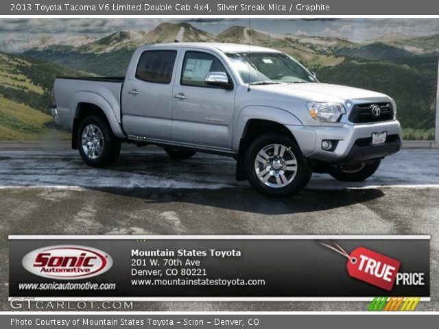 2013 Toyota Tacoma V6 Limited Double Cab 4x4 in Silver Streak Mica