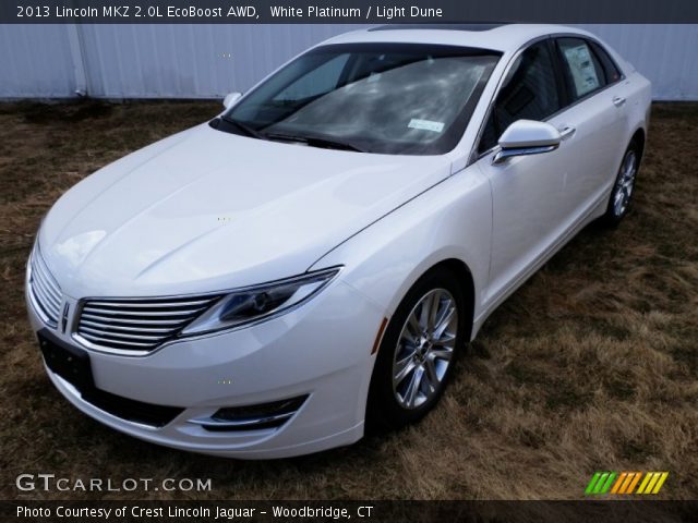 2013 Lincoln MKZ 2.0L EcoBoost AWD in White Platinum