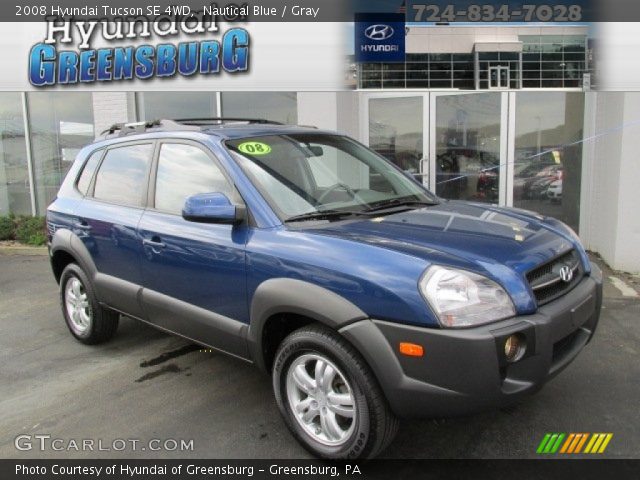 2008 Hyundai Tucson SE 4WD in Nautical Blue