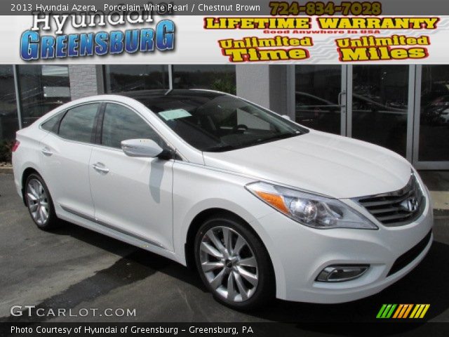 2013 Hyundai Azera  in Porcelain White Pearl