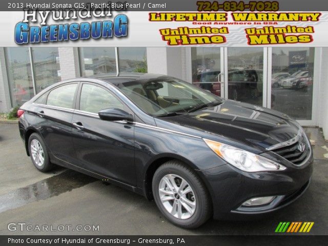 2013 Hyundai Sonata GLS in Pacific Blue Pearl