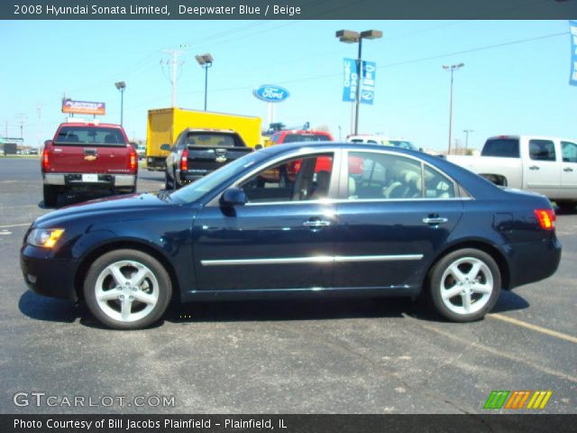 2008 Hyundai Sonata Limited in Deepwater Blue