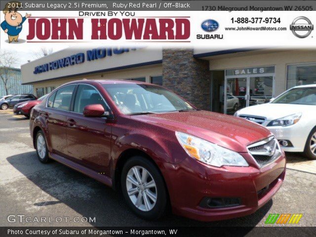 2011 Subaru Legacy 2.5i Premium in Ruby Red Pearl