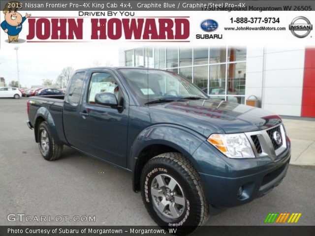 2013 Nissan Frontier Pro-4X King Cab 4x4 in Graphite Blue
