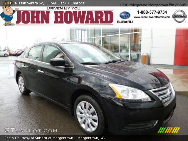 2013 Nissan Sentra SV in Super Black