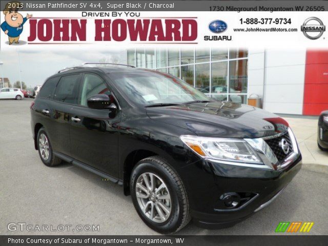2013 Nissan Pathfinder SV 4x4 in Super Black