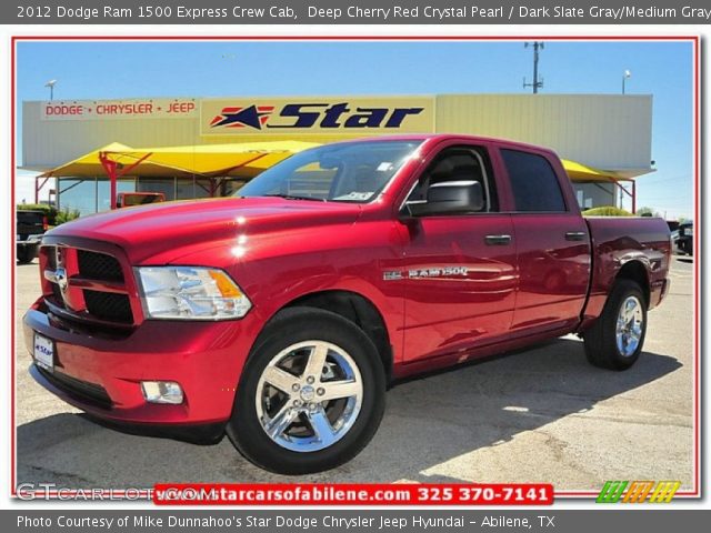 2012 Dodge Ram 1500 Express Crew Cab in Deep Cherry Red Crystal Pearl