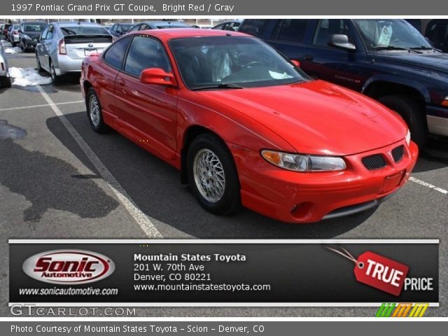 1997 Pontiac Grand Prix GT Coupe in Bright Red