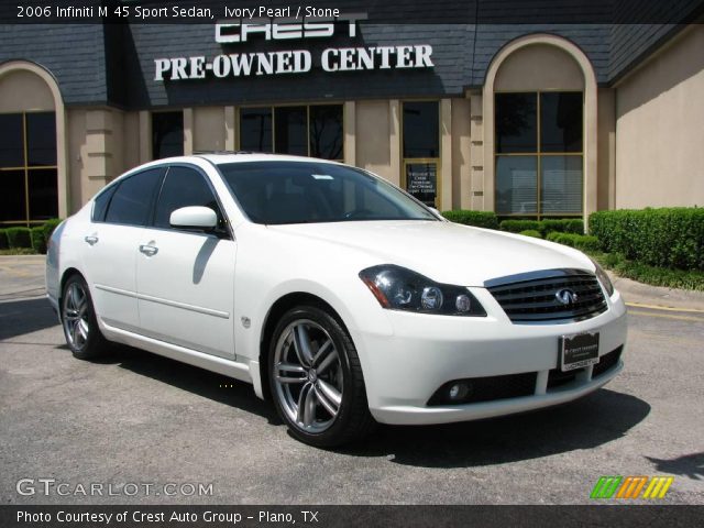 2006 Infiniti M 45 Sport Sedan in Ivory Pearl